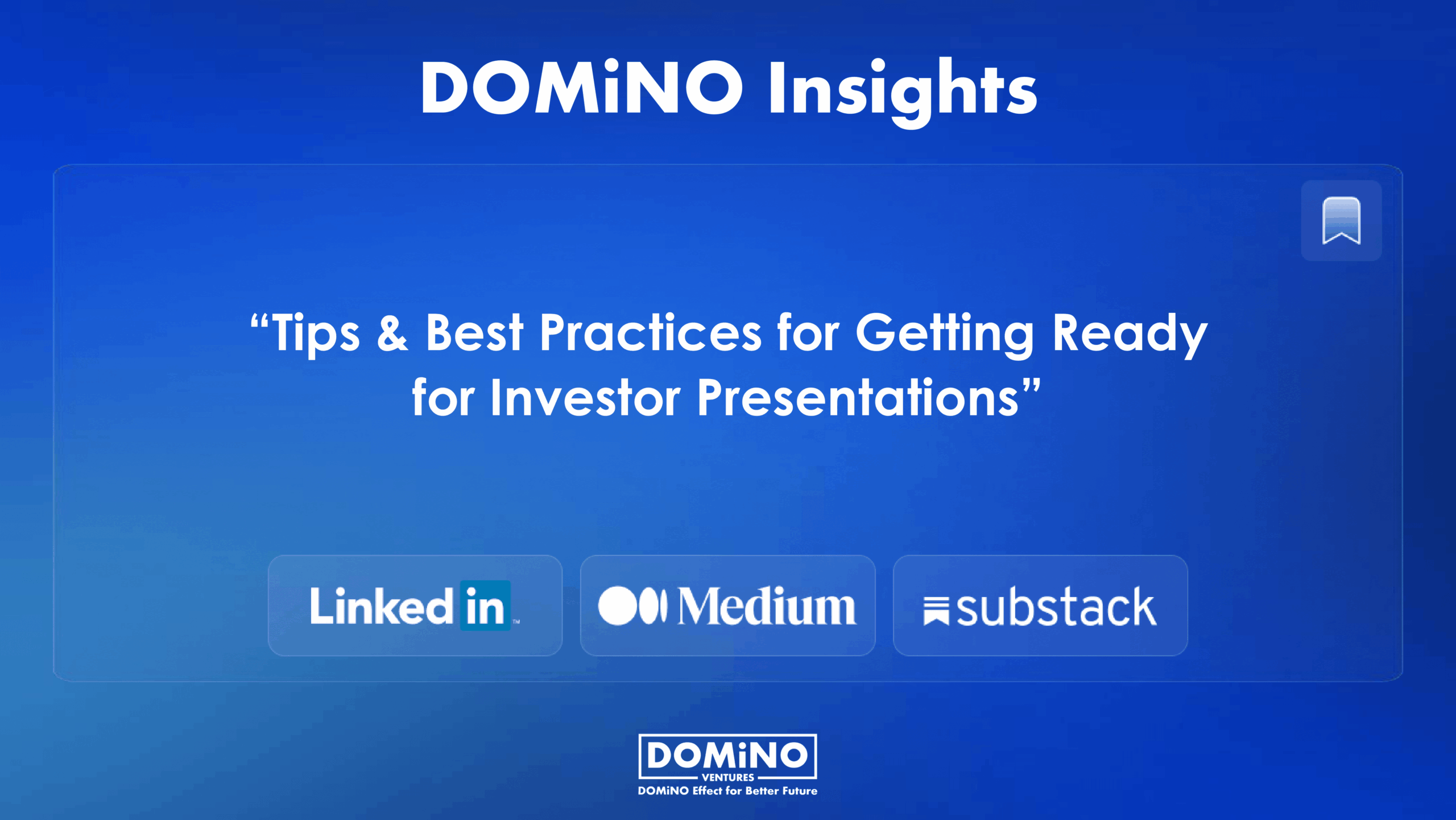 Tips & Best Practices for Getting Ready for Investor Presentations