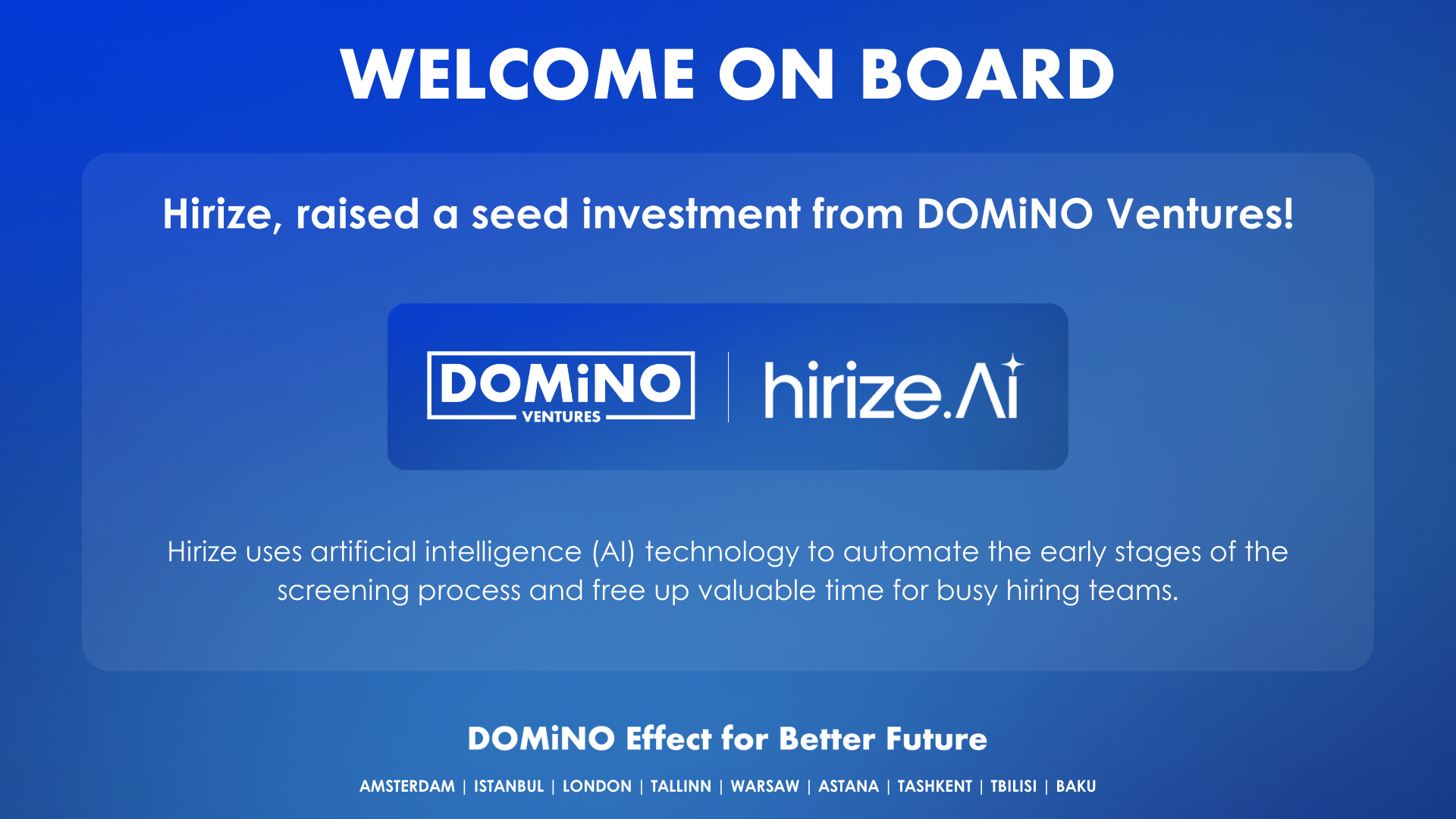 Hirize Raises Pre-Seed Funding to Revolutionize Recruitment Through Big Data and Predictive Modeling.